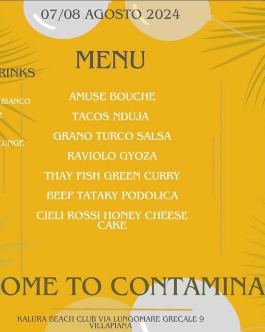 Welcome to Contaminazioni 7-8 August